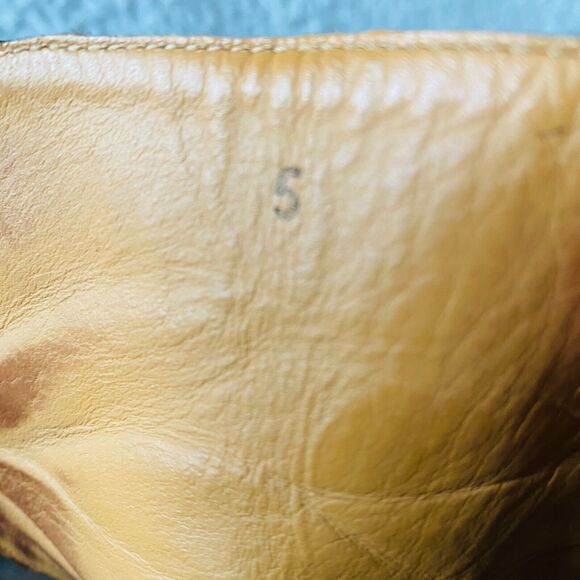 Tod’s Boots Suede Heeled Ankle Leather Brown Size 5 Made in Italy - Picture 9 of 13